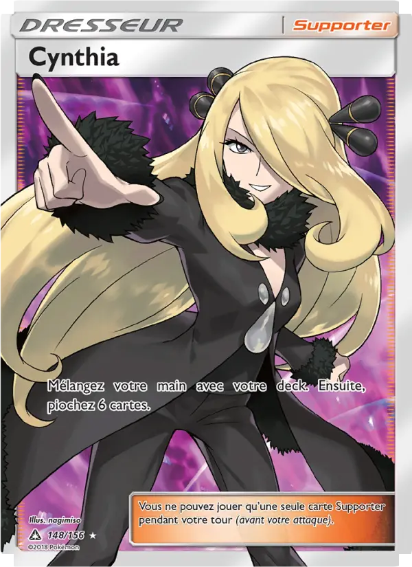 148/156 - Cynthia — Carte Pokémon Ultra-Prisme 148/156