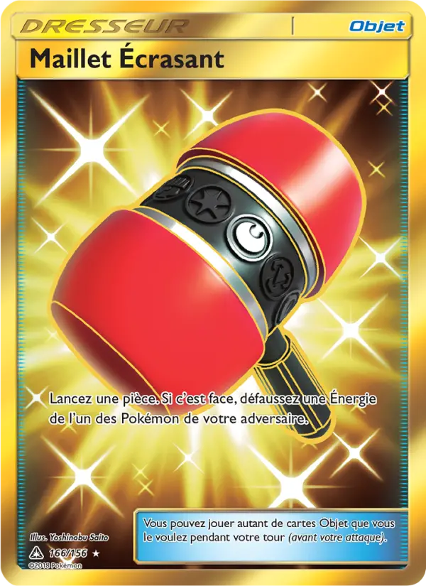 166/156 - Maillet Écrasant — Carte Pokémon Ultra-Prisme 166/156