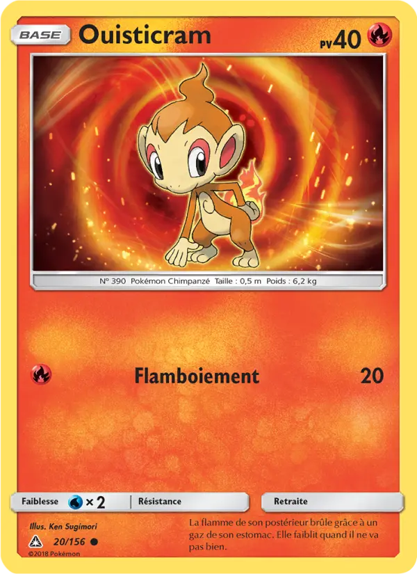 020/156 - Ouisticram — Carte Pokémon Ultra-Prisme 20/156