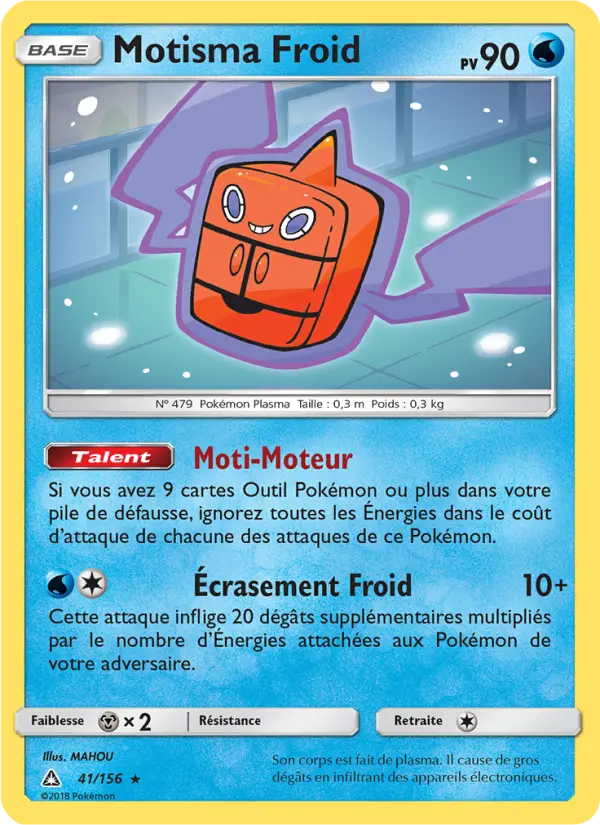 041/156 - Motisma Froid — Carte Pokémon Ultra-Prisme 41/156