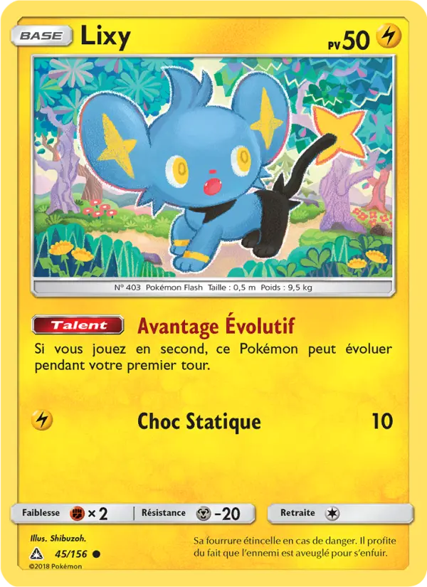 045/156 - Lixy — Carte Pokémon Ultra-Prisme 45/156