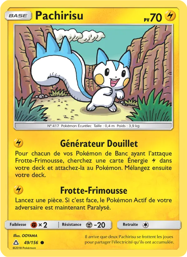 Pachirisu — Carte Pokémon 49 Ultra-Prisme