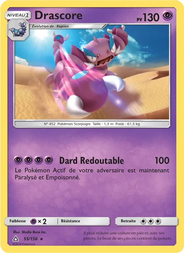 Drascore — Carte Pokémon 55 Ultra-Prisme