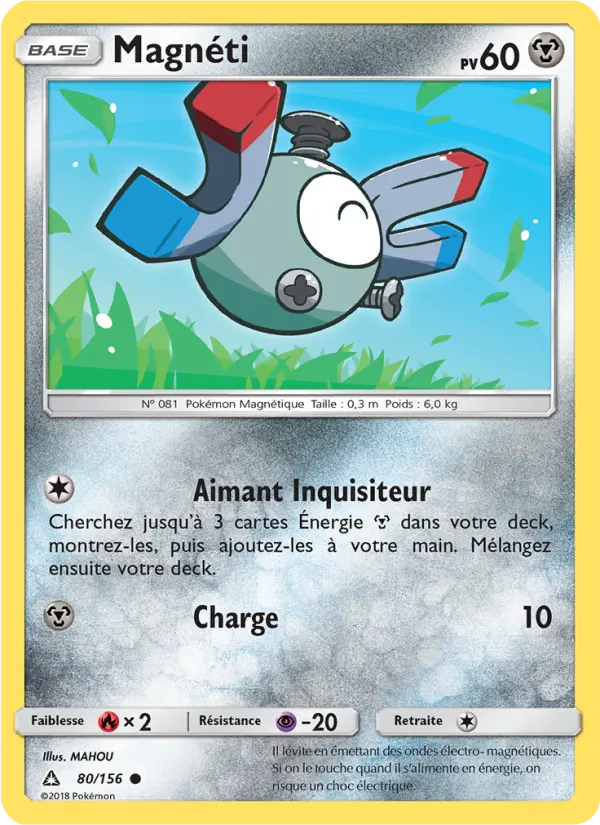 080/156 - Magnéti — Carte Pokémon Ultra-Prisme 80/156