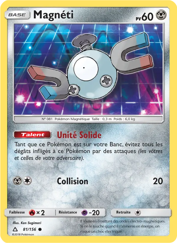 081/156 - Magnéti — Carte Pokémon Ultra-Prisme 81/156