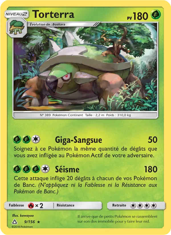 Torterra — Carte Pokémon 9 Ultra-Prisme