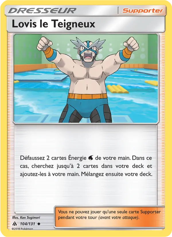 104/131 - Lovis le Teigneux — Carte Pokémon Lumière Interdite 104/131