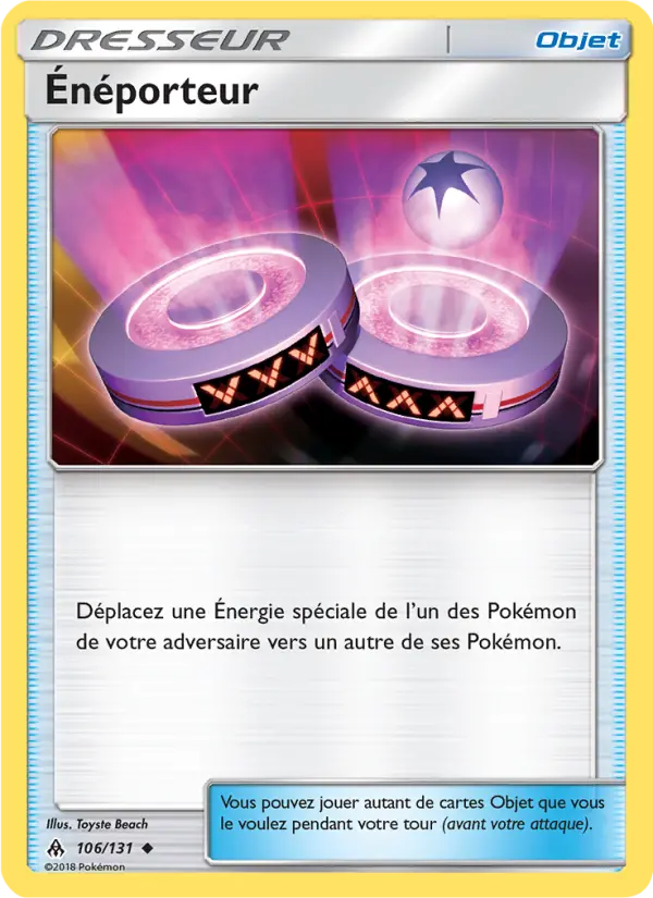 106/131 - Énéporteur — Carte Pokémon Lumière Interdite 106/131