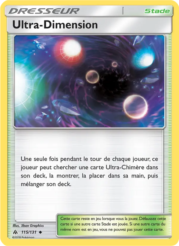 115/131 - Ultra-Dimension — Carte Pokémon Lumière Interdite 115/131