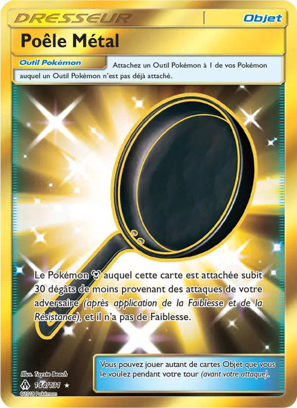 144/131 - Poêle Métal — Carte Pokémon Lumière Interdite 144/131