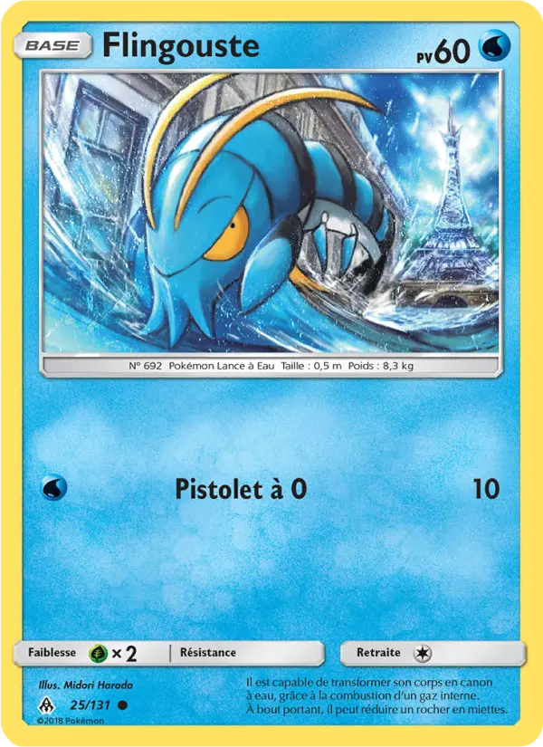 025/131 - Flingouste — Carte Pokémon Lumière Interdite 25/131
