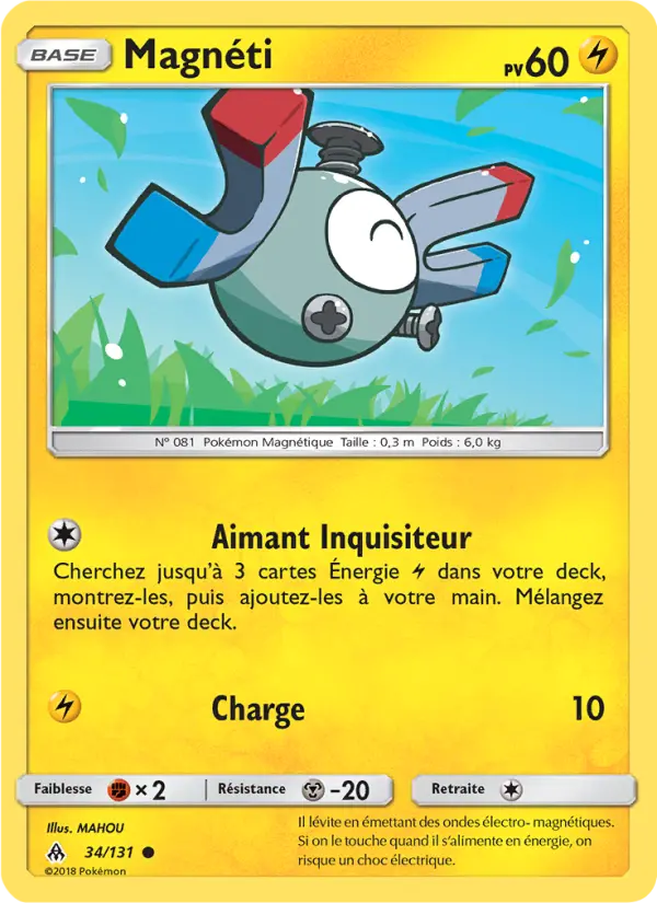 034/131 - Magnéti — Carte Pokémon Lumière Interdite 34/131