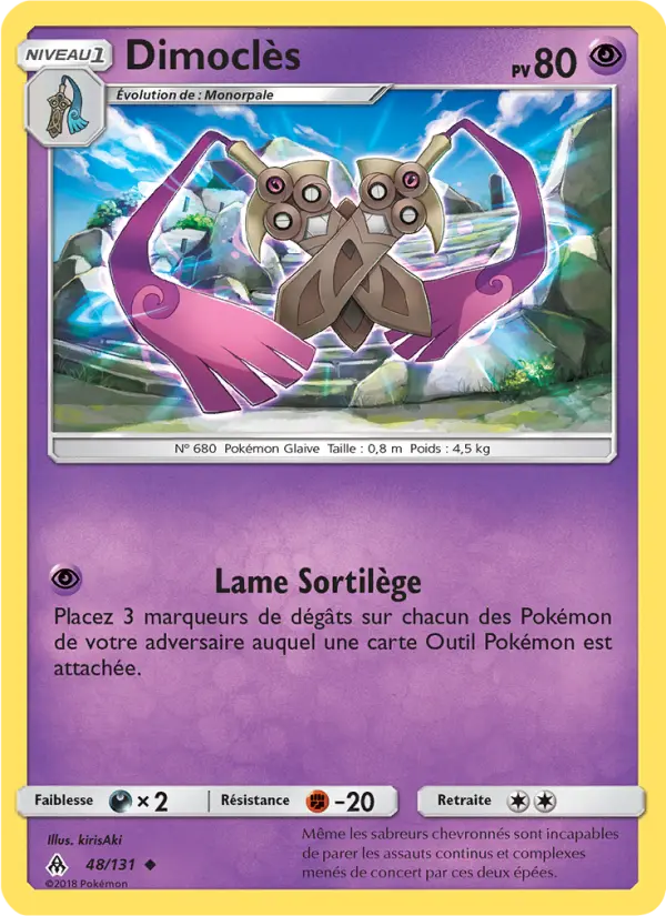 Dimoclès — Carte Pokémon 48 Lumière Interdite