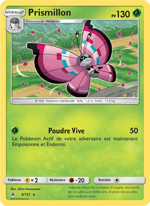 008/131 - Prismillon — Carte Pokémon Lumière Interdite 8/131