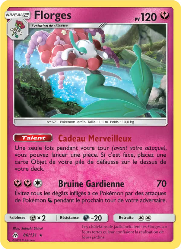 Florges — Carte Pokémon 86 Lumière Interdite