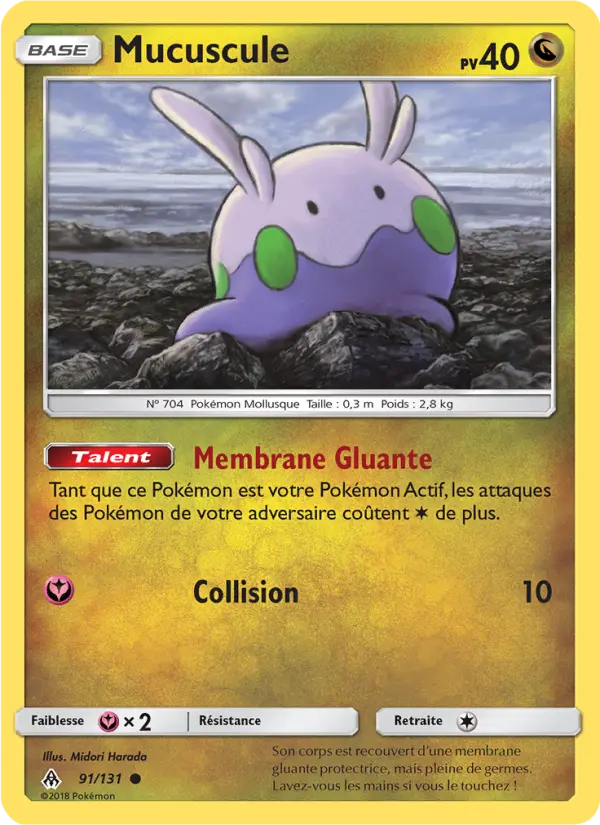 Mucuscule — Carte Pokémon 91 Lumière Interdite
