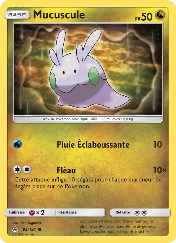 Mucuscule — Carte Pokémon 92 Lumière Interdite