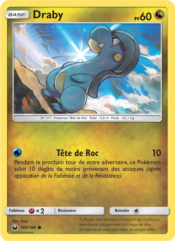 103/168 - Draby — Carte Pokémon Tempête Céleste 103/168