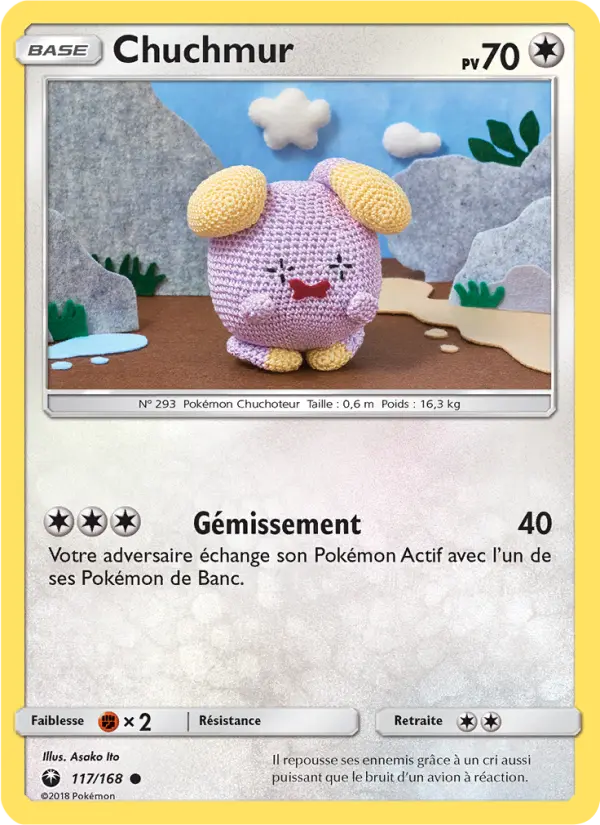 117/168 - Chuchmur — Carte Pokémon Tempête Céleste 117/168