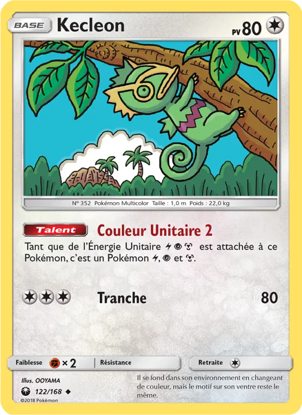 Kecleon — Carte Pokémon 122 Tempête Céleste