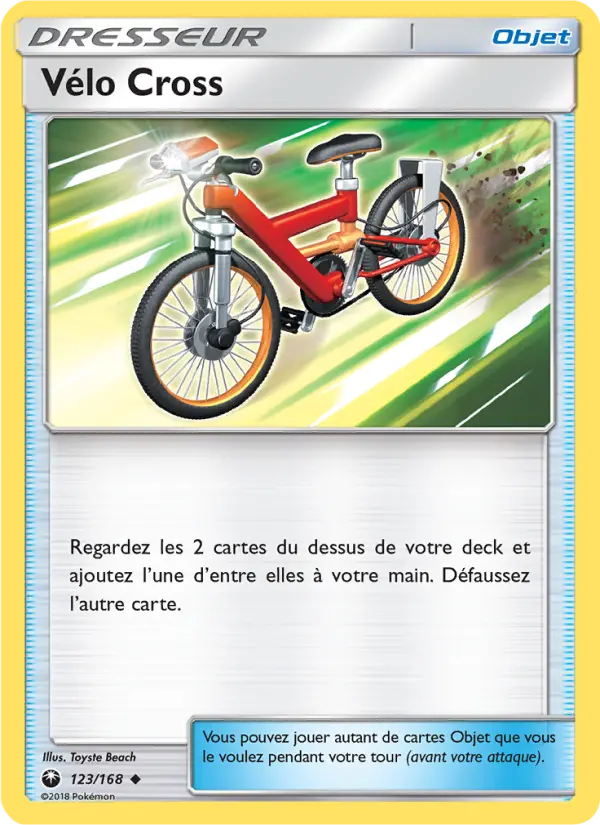 123/168 - Vélo Cross — Carte Pokémon Tempête Céleste 123/168