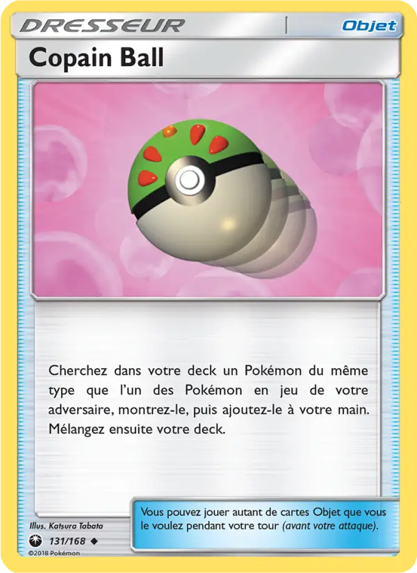 131/168 - Copain Ball — Carte Pokémon Tempête Céleste 131/168