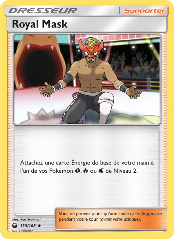 139/168 - Royal Mask — Carte Pokémon Tempête Céleste 139/168