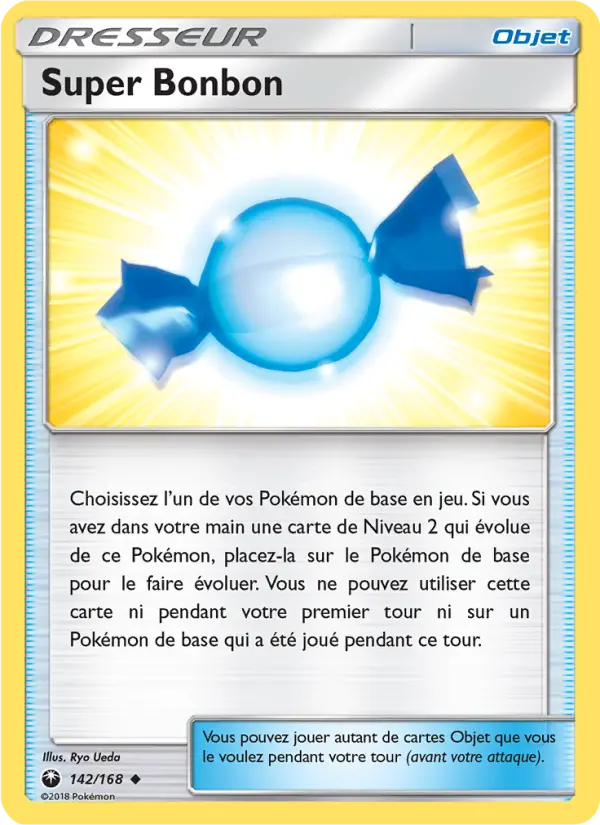 142/168 - Super Bonbon — Carte Pokémon Tempête Céleste 142/168