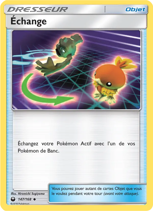 147/168 - Échange — Carte Pokémon Tempête Céleste 147/168