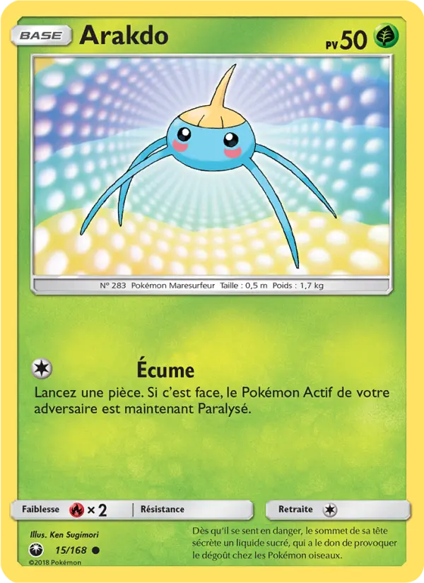 Arakdo — Carte Pokémon 15 Tempête Céleste