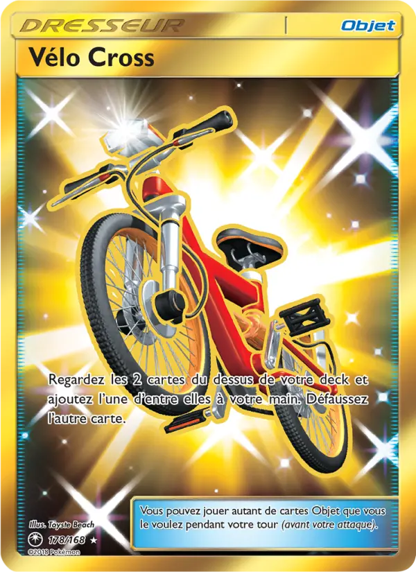 178/168 - Vélo Cross — Carte Pokémon Tempête Céleste 178/168