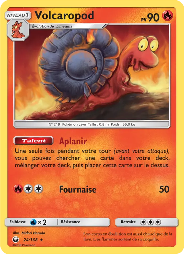 Volcaropod — Carte Pokémon 24 Tempête Céleste