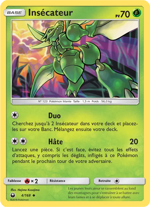 004/168 - Insécateur — Carte Pokémon Tempête Céleste 4/168