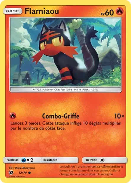 Carte Pokémon Flamiaou sm10