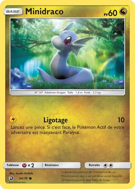 034/070 - Minidraco — Carte Pokémon Majesté Des Dragons 34/70