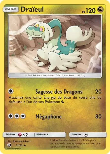 Carte Pokémon Draïeul sm10