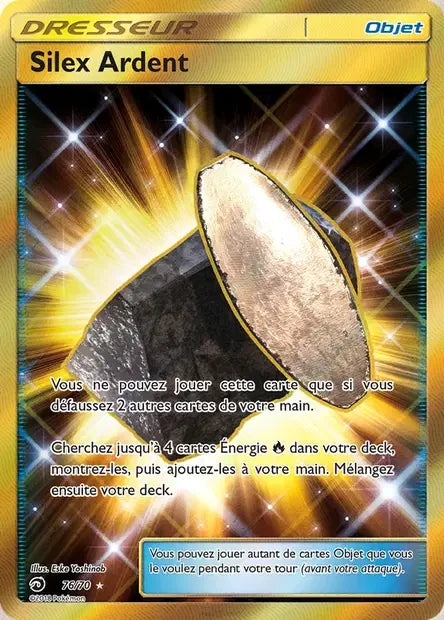076/070 - Silex Ardent — Carte Pokémon Majesté Des Dragons 76/70