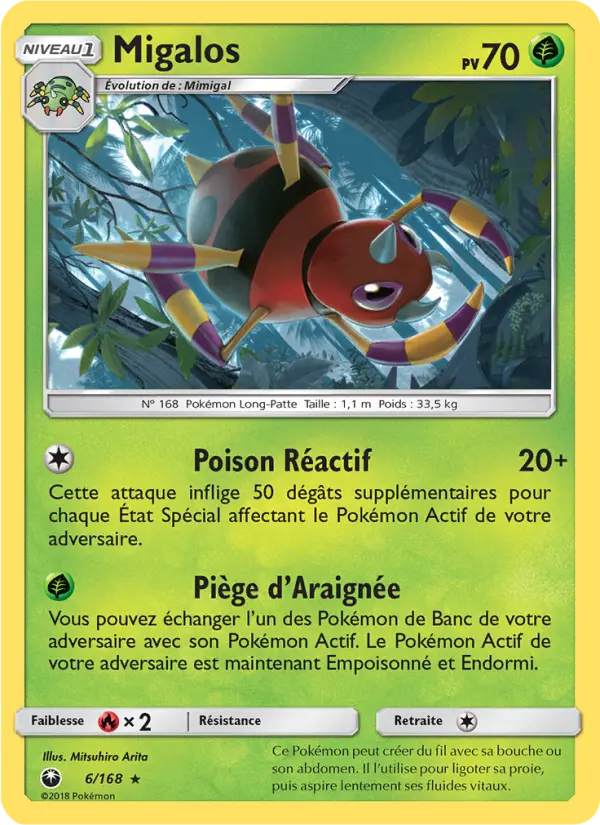Migalos — Carte Pokémon 6 Tempête Céleste