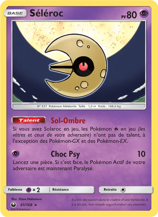 061/168 - Séléroc — Carte Pokémon Tempête Céleste 61/168