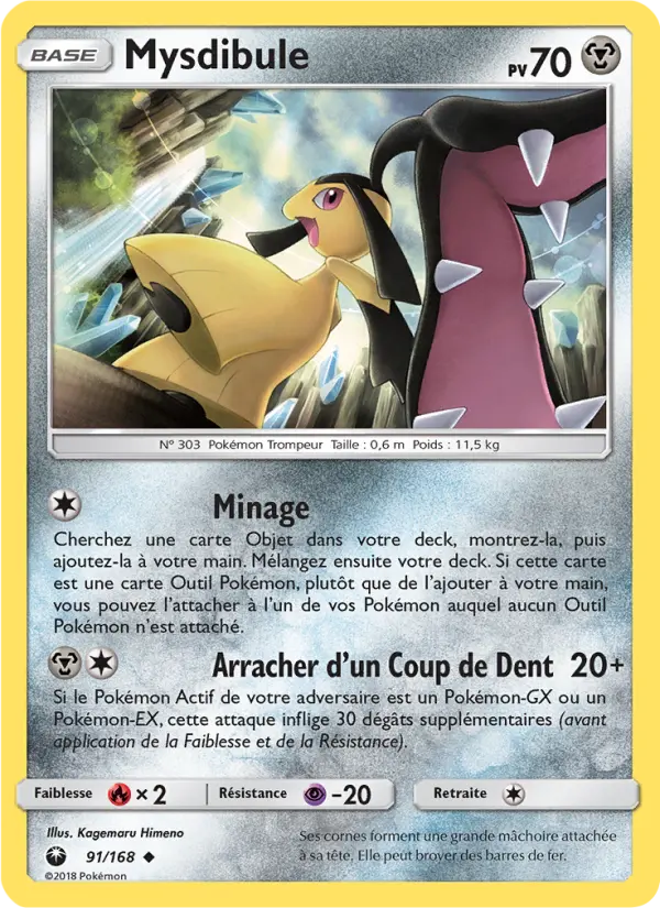 Mysdibule — Carte Pokémon 91 Tempête Céleste