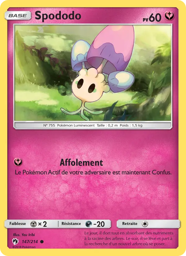 Spododo — Carte Pokémon 147 Tonnerre Perdu