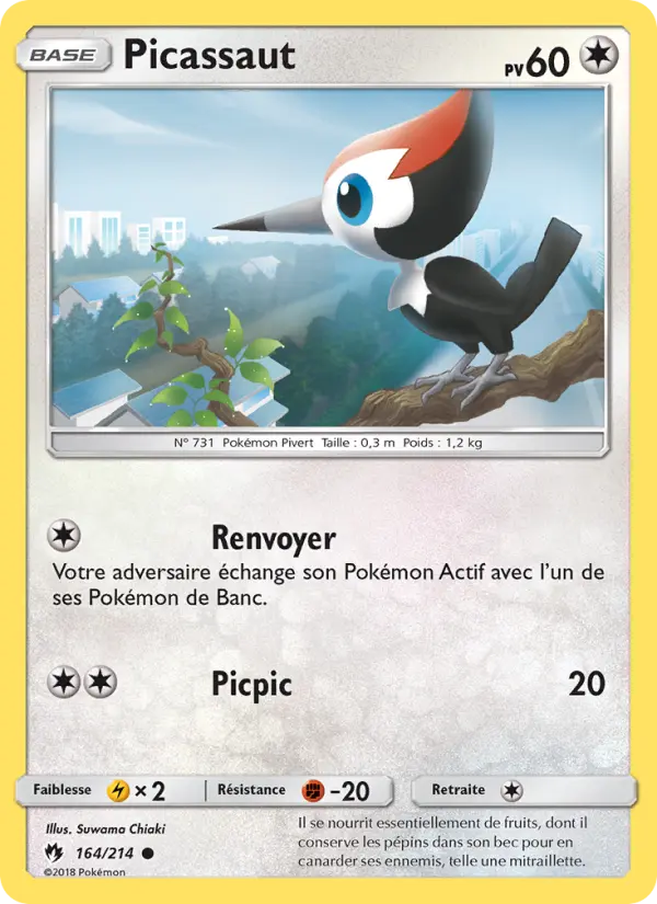 Picassaut — Carte Pokémon 164 Tonnerre Perdu