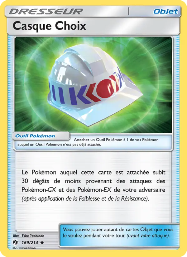 169/214 - Casque Choix — Carte Pokémon Tonnerre Perdu 169/214