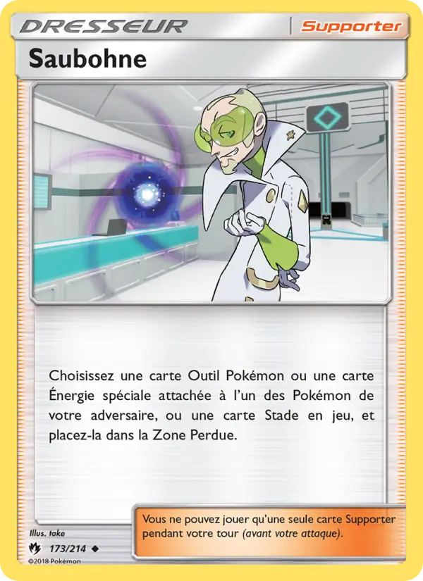 173/214 - Saubohne — Carte Pokémon Tonnerre Perdu 173/214