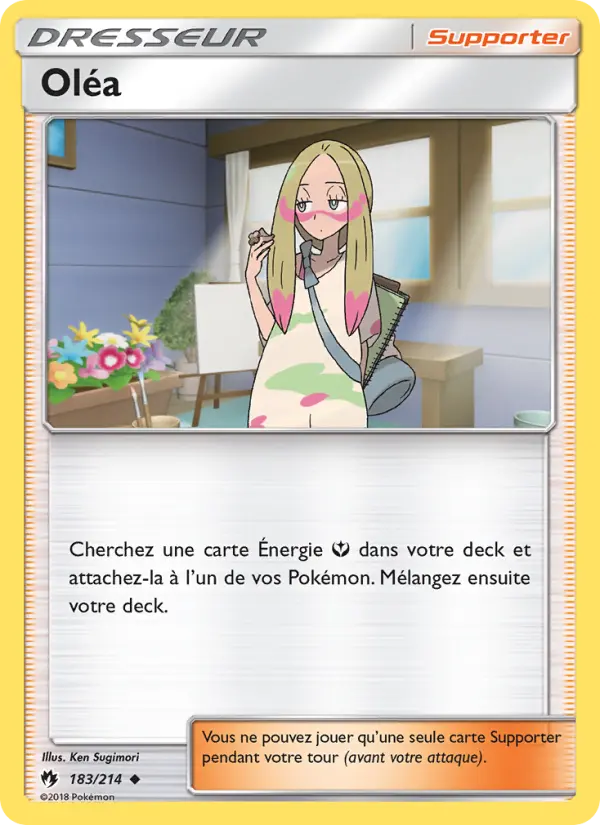 183/214 - Oléa — Carte Pokémon Tonnerre Perdu 183/214