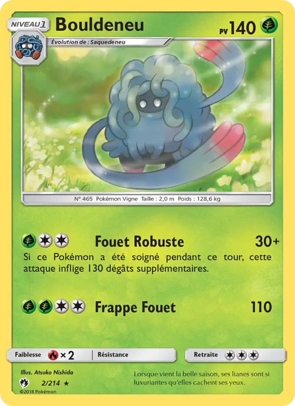 Bouldeneu — Carte Pokémon 2 Tonnerre Perdu