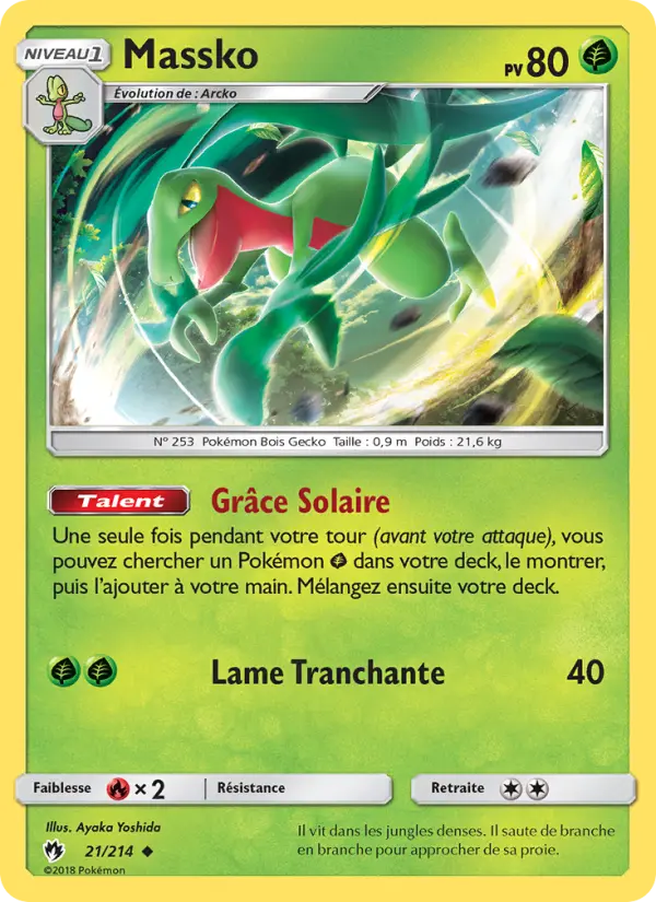 021/214 - Massko — Carte Pokémon Tonnerre Perdu 21/214