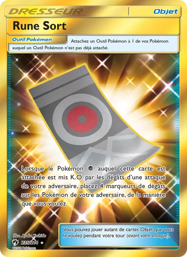 235/214 - Rune Sort — Carte Pokémon Tonnerre Perdu 235/214