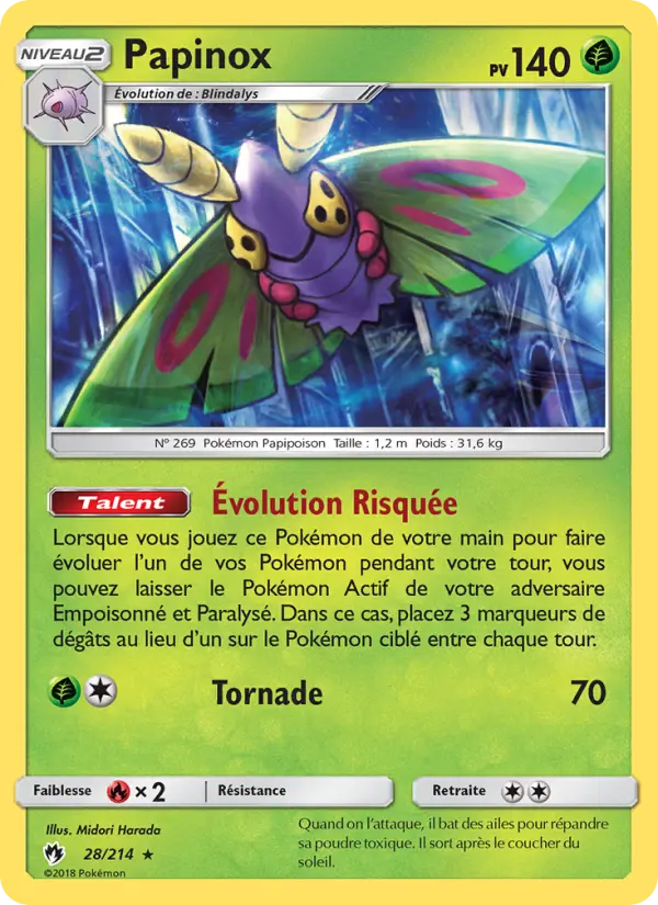 Papinox — Carte Pokémon 28 Tonnerre Perdu