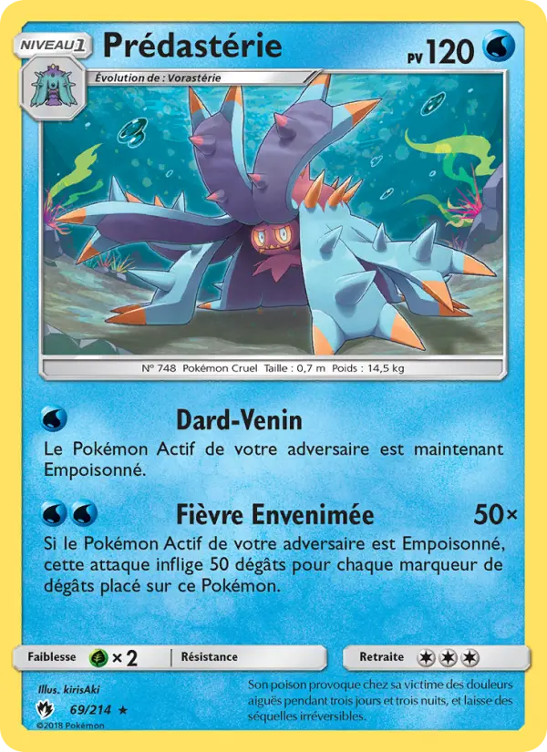 Prédastérie — Carte Pokémon 69 Tonnerre Perdu